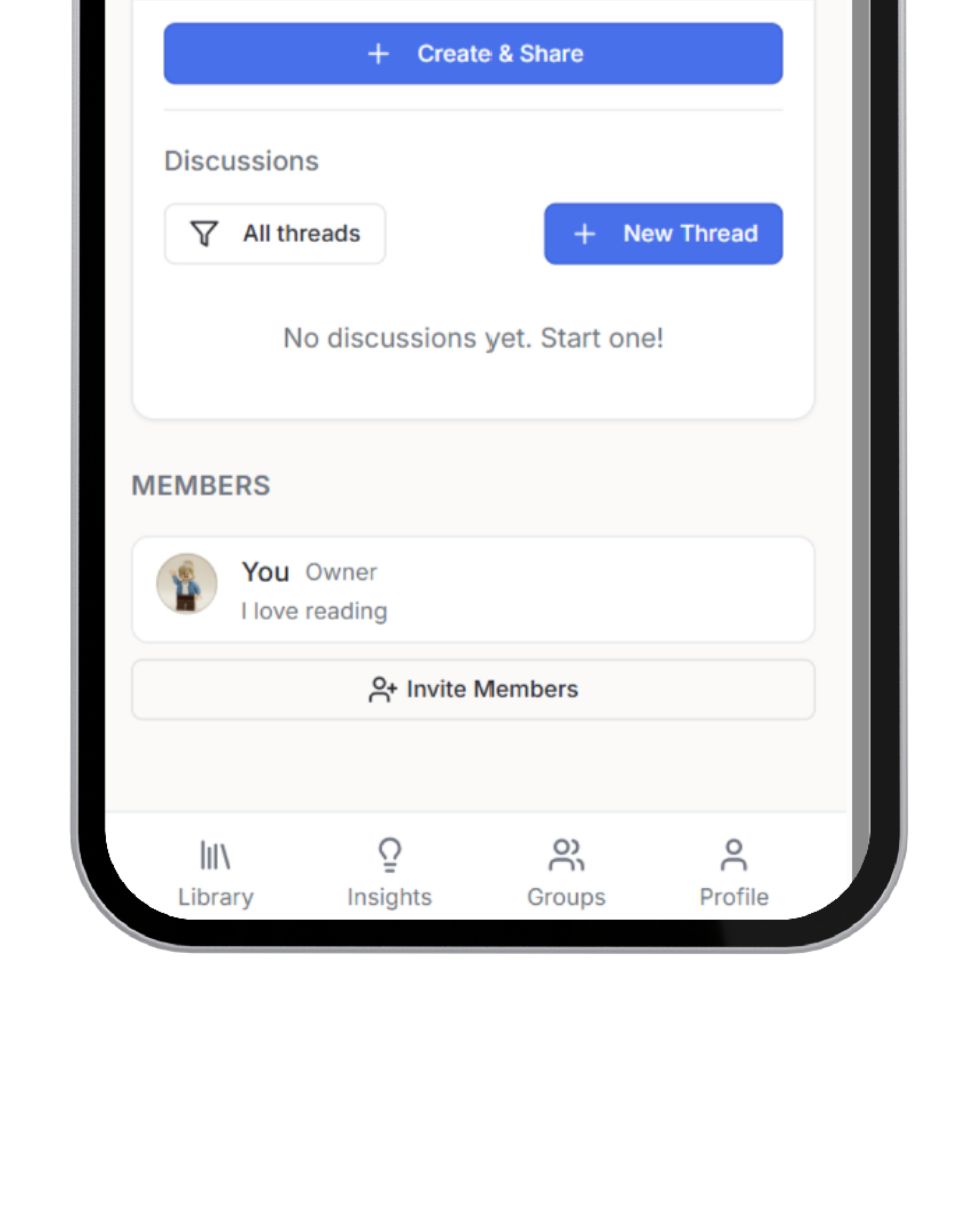 Margin app screenshot